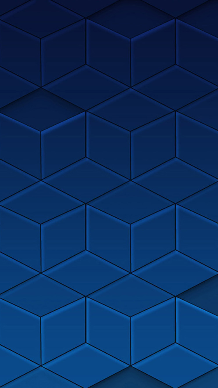 Blue Color Background Checkered iPhone Wallpaper HD