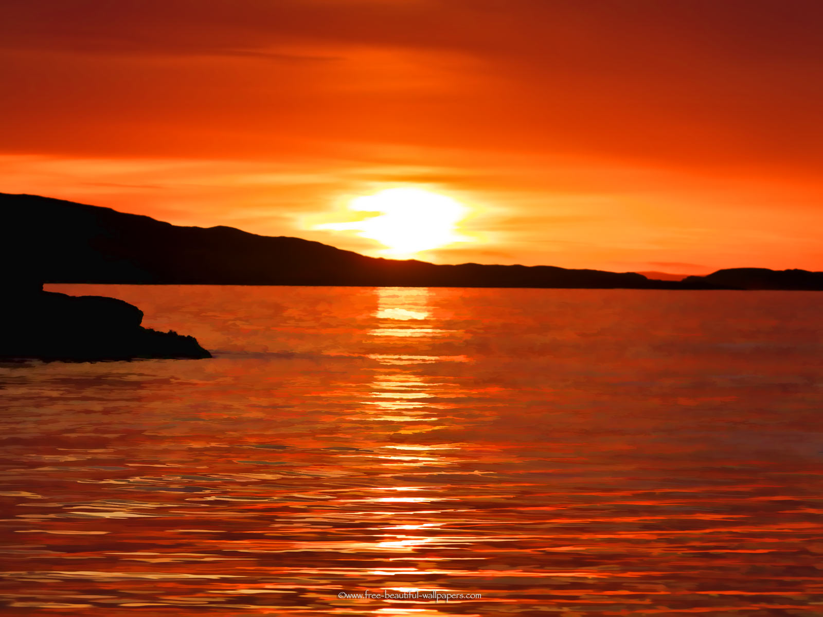 Ocean Sunset Wallpaper HD In Nature Imageci