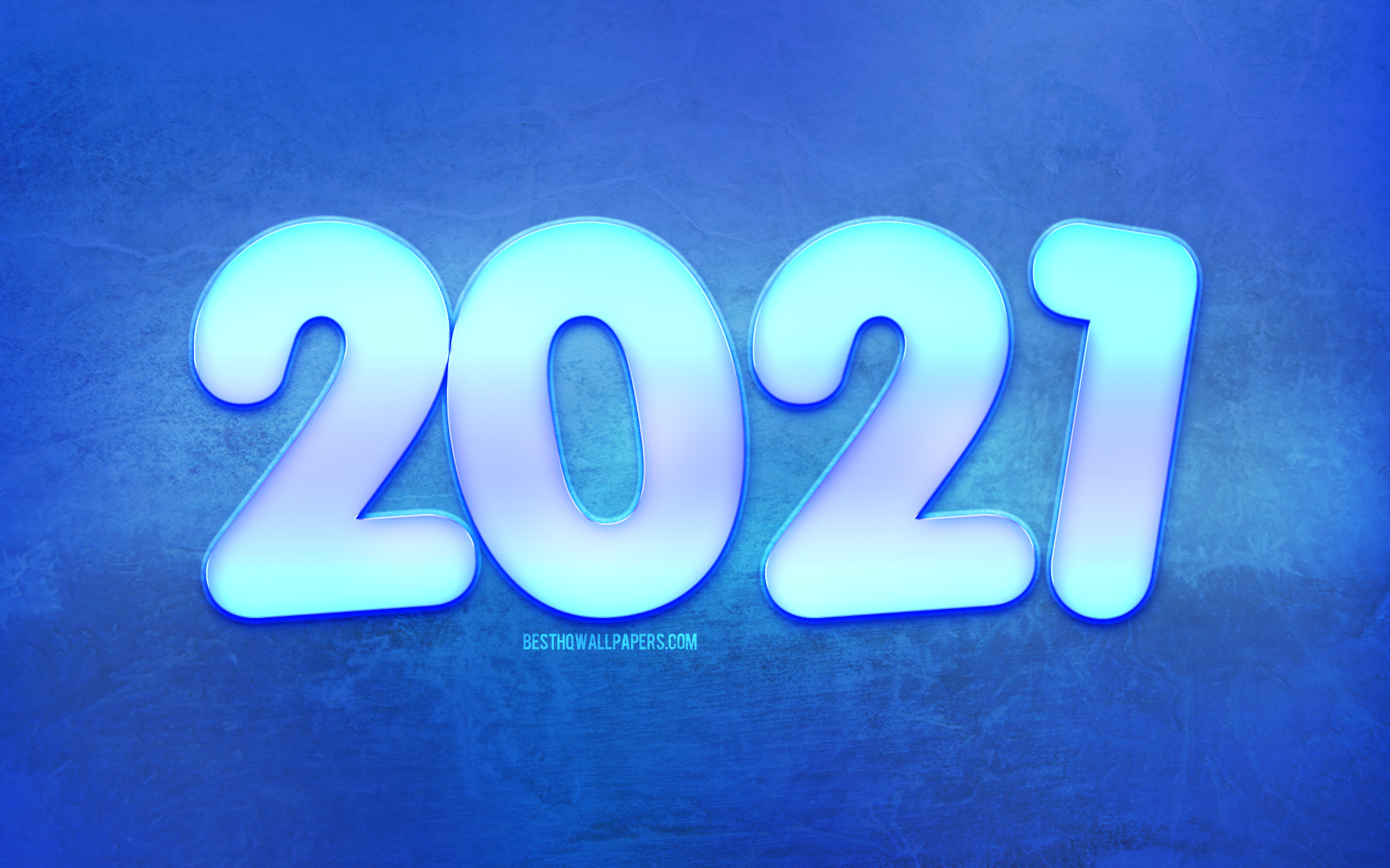 Wallpaper New Year Winter Blue Background