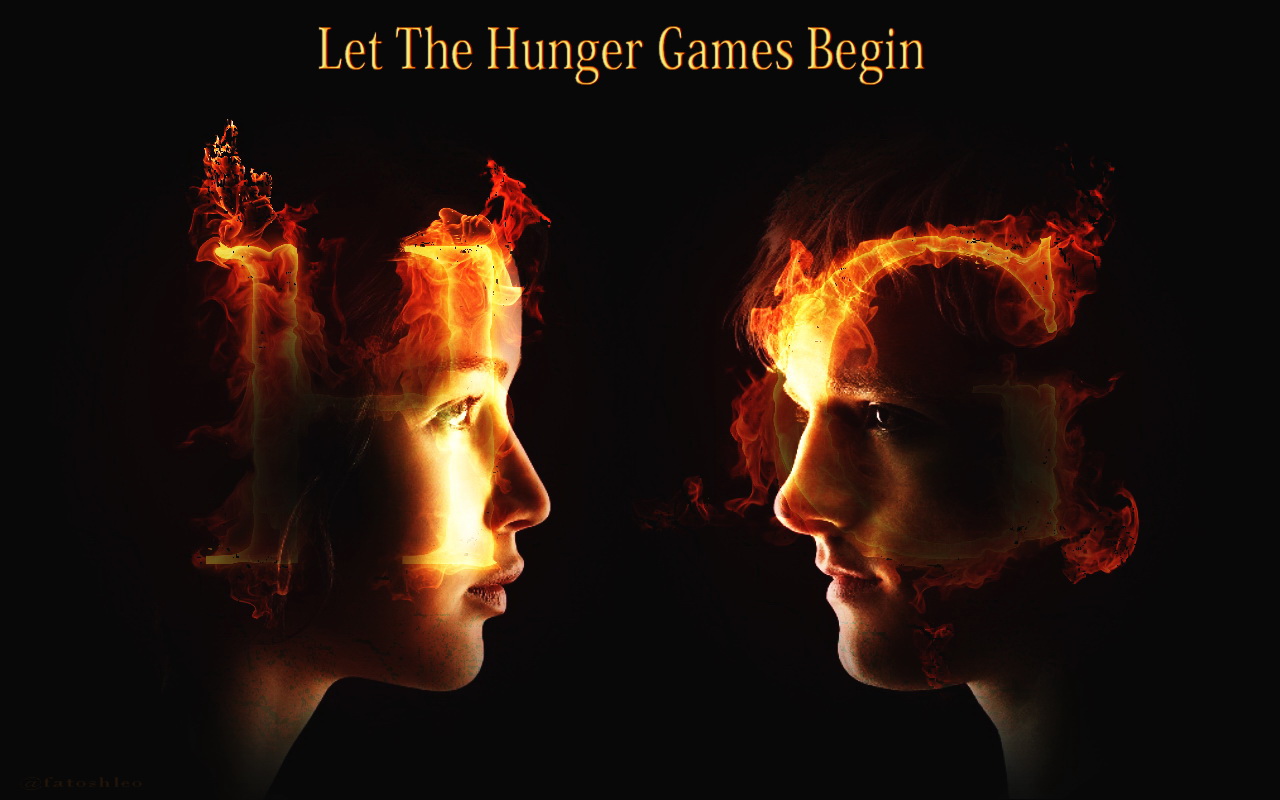 The Hunger Games Wallpaper Katniss And Peeta