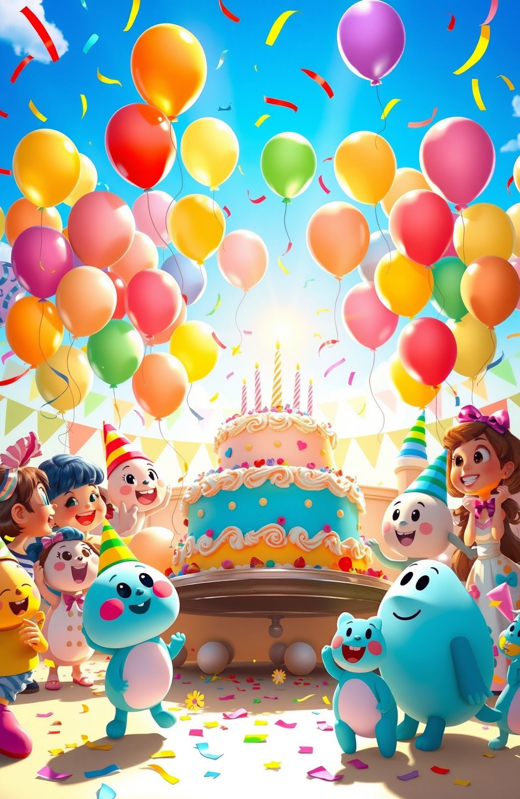 Cocomelon Happy BirtHDay Wallpaper