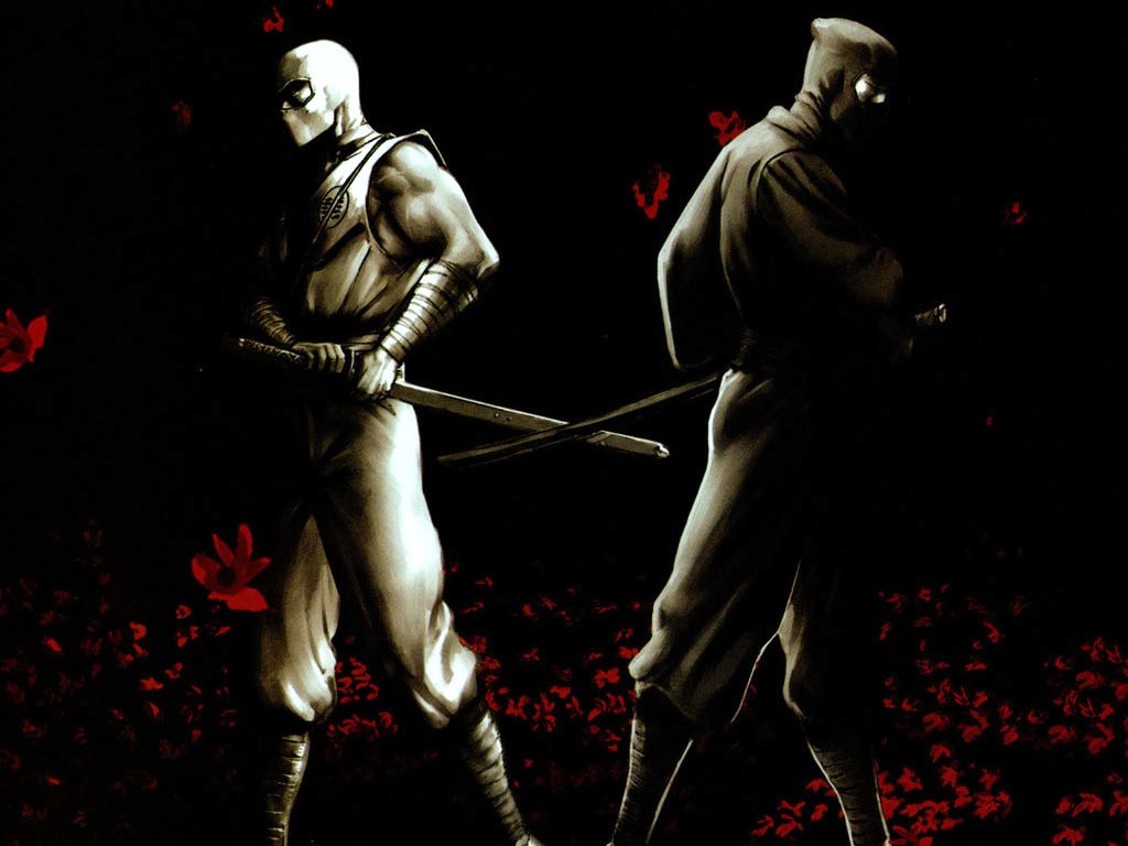 My Free Wallpapers   Comics Wallpaper Stormshadow and Snake Eyes