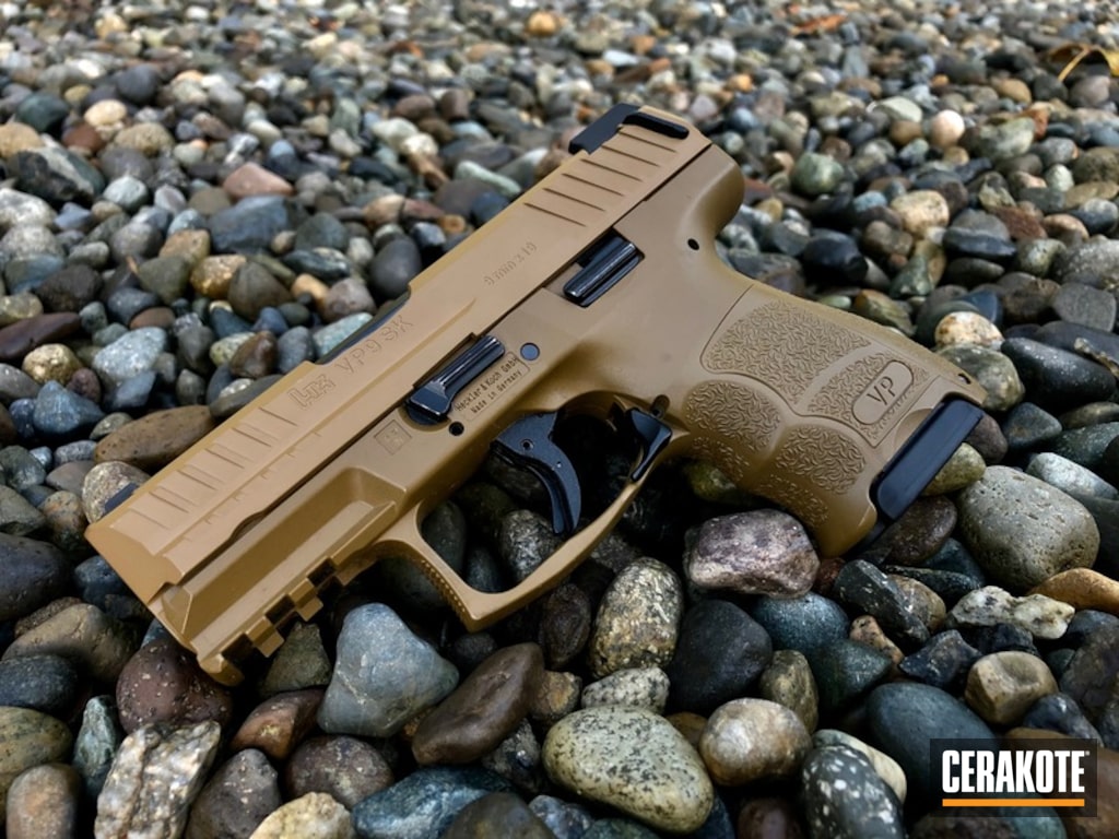 Noveske Tiger Eye Brown Slide Work Vp9 Sk By Web User Cerakote
