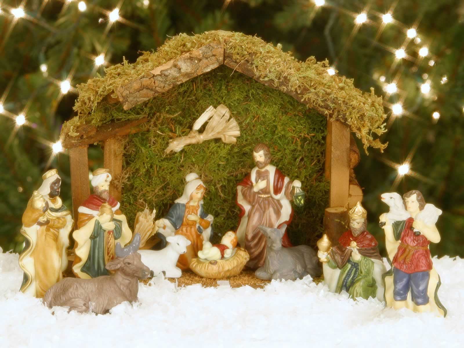 Nativity Celebration Christmas Wallpaper Image