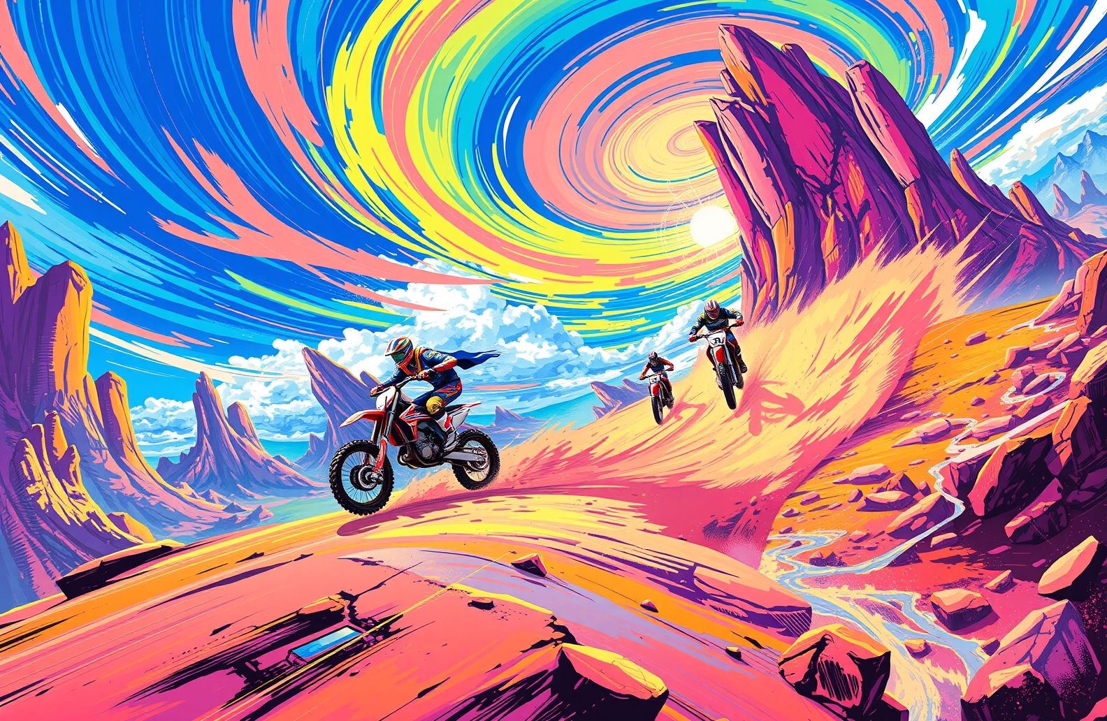 Idaten Jump Wallpaper