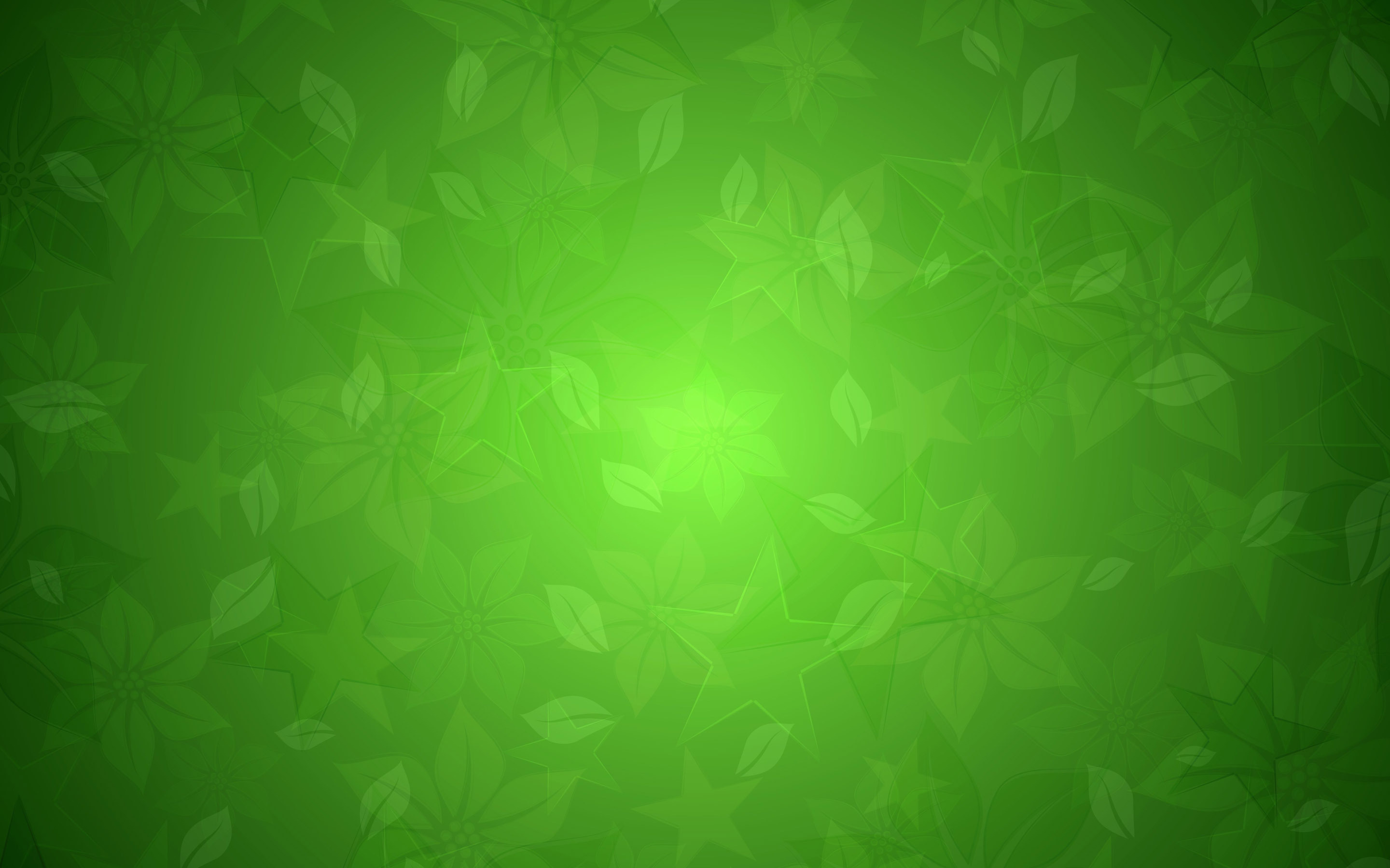 Green floral texture wallpaper 16850