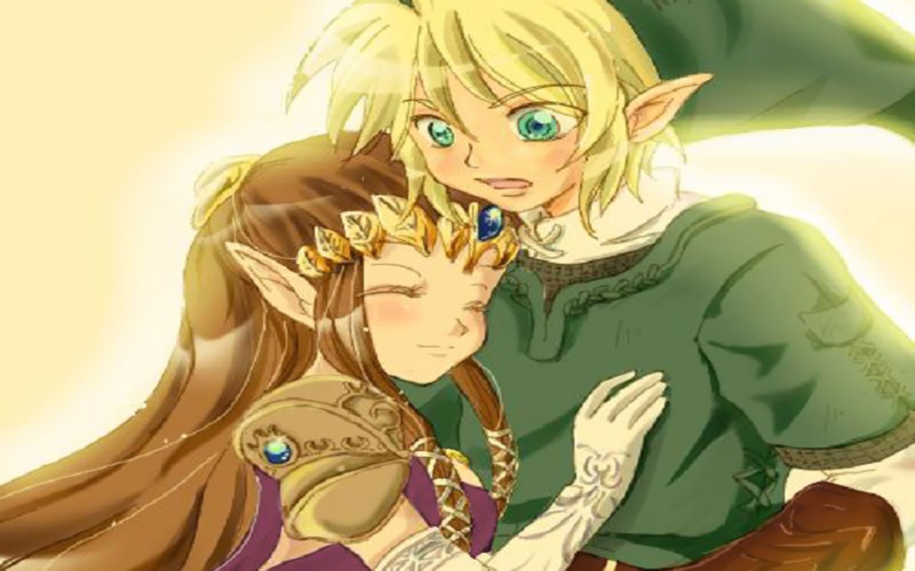 Zelda and Link   The Legend of Zelda Wallpaper 26503443 1280x800