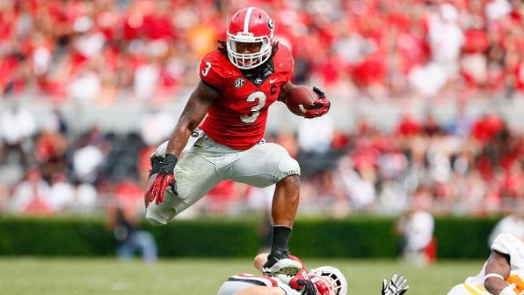 The St Louis Rams Selected Todd Gurley With 10th Overall Pick In