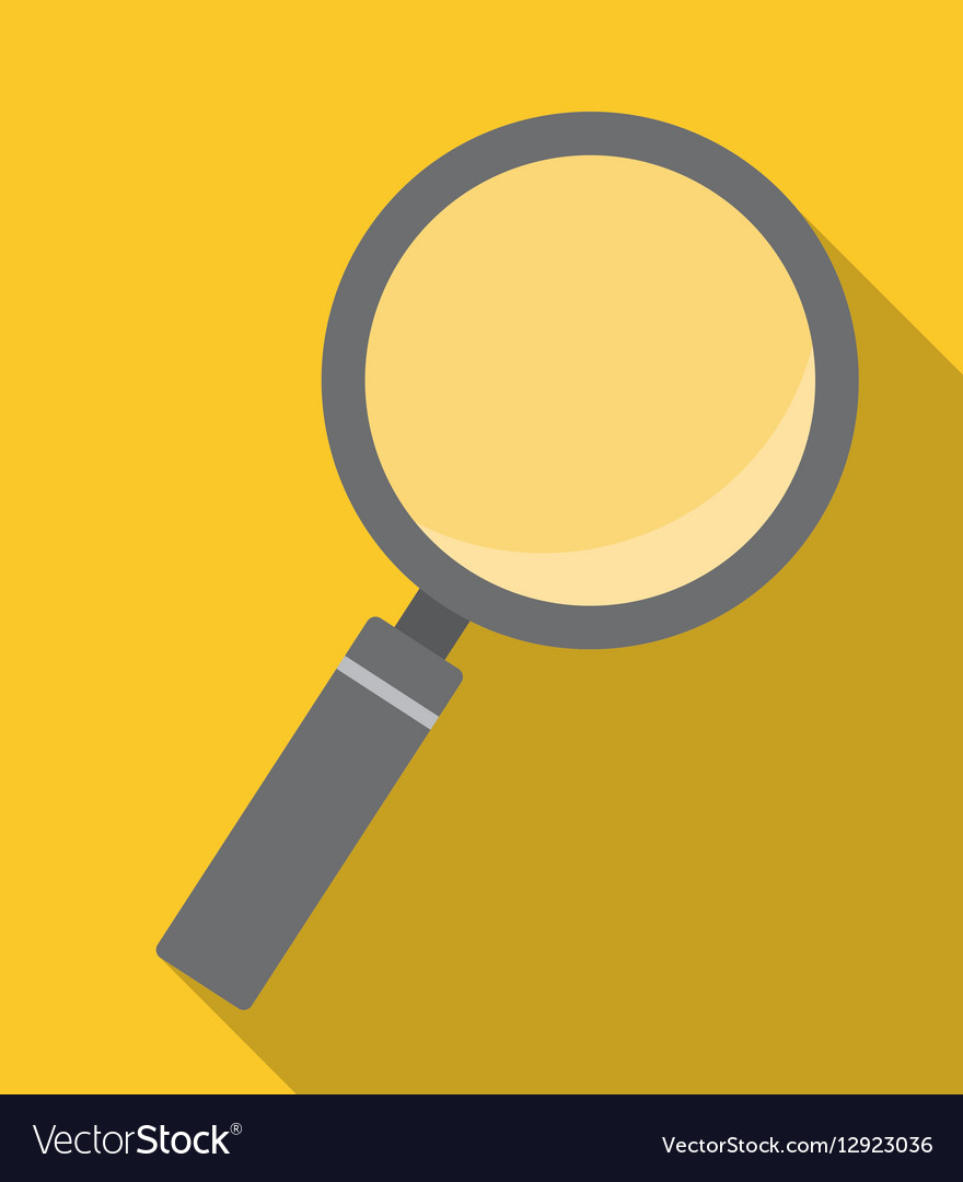 Free download Magnifying glass over yellow background icon image ...