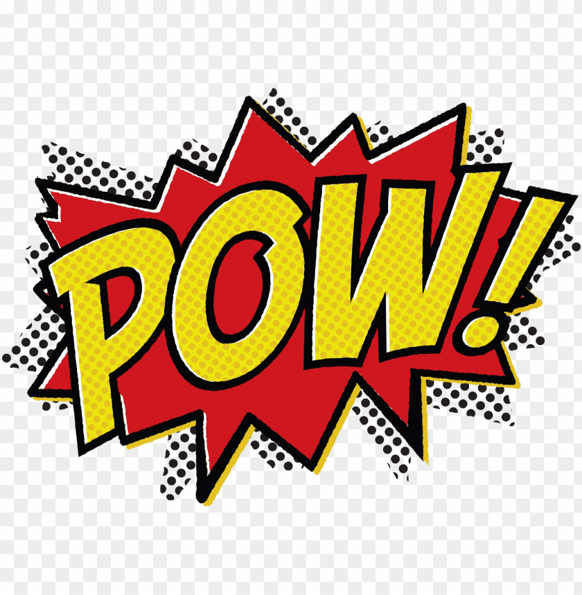 Stock Comic Popart Pow Bubble Bubbles Bubbletext Clipart