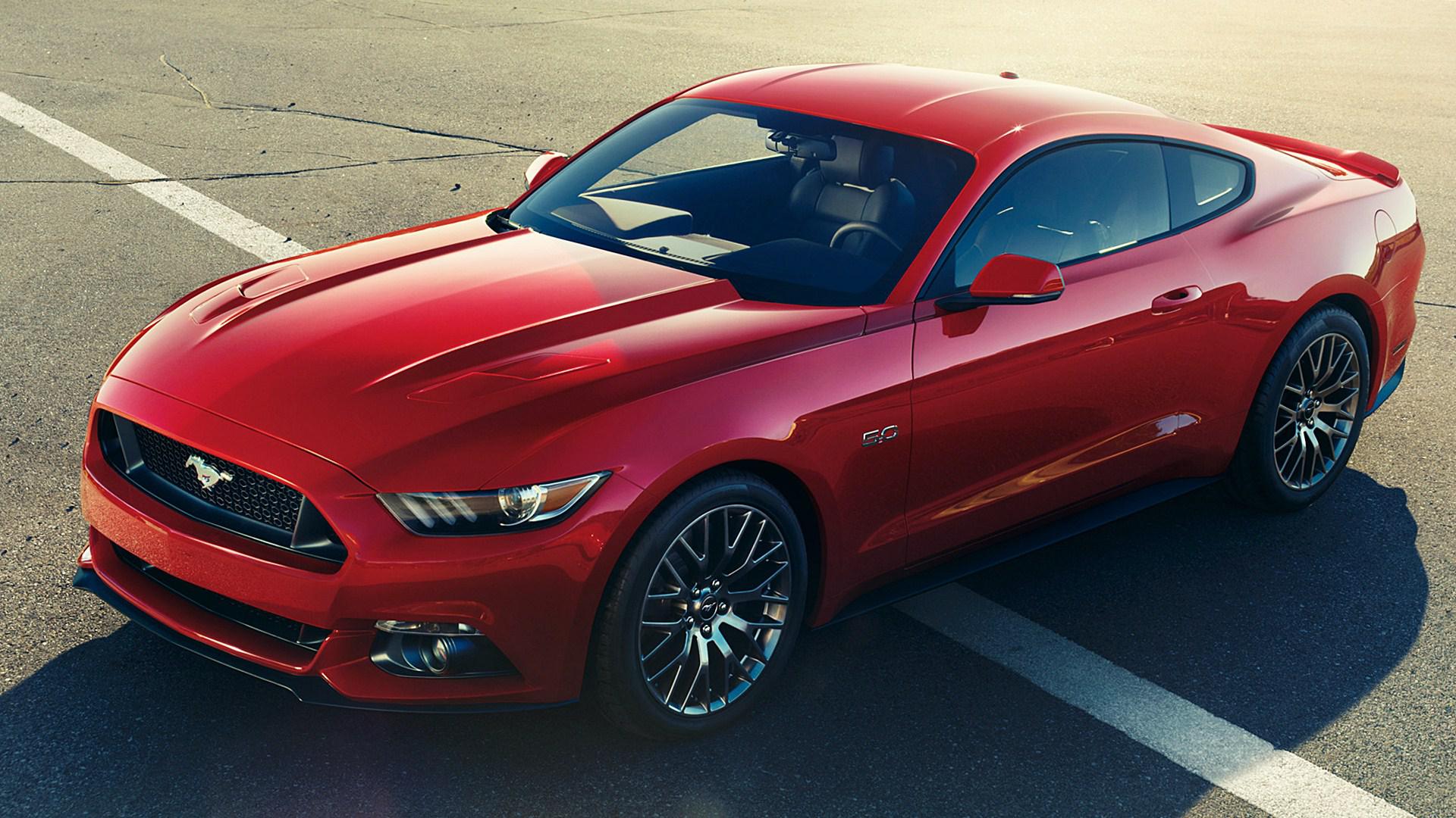 HD Ford Mustang Gt Red Wallpaper