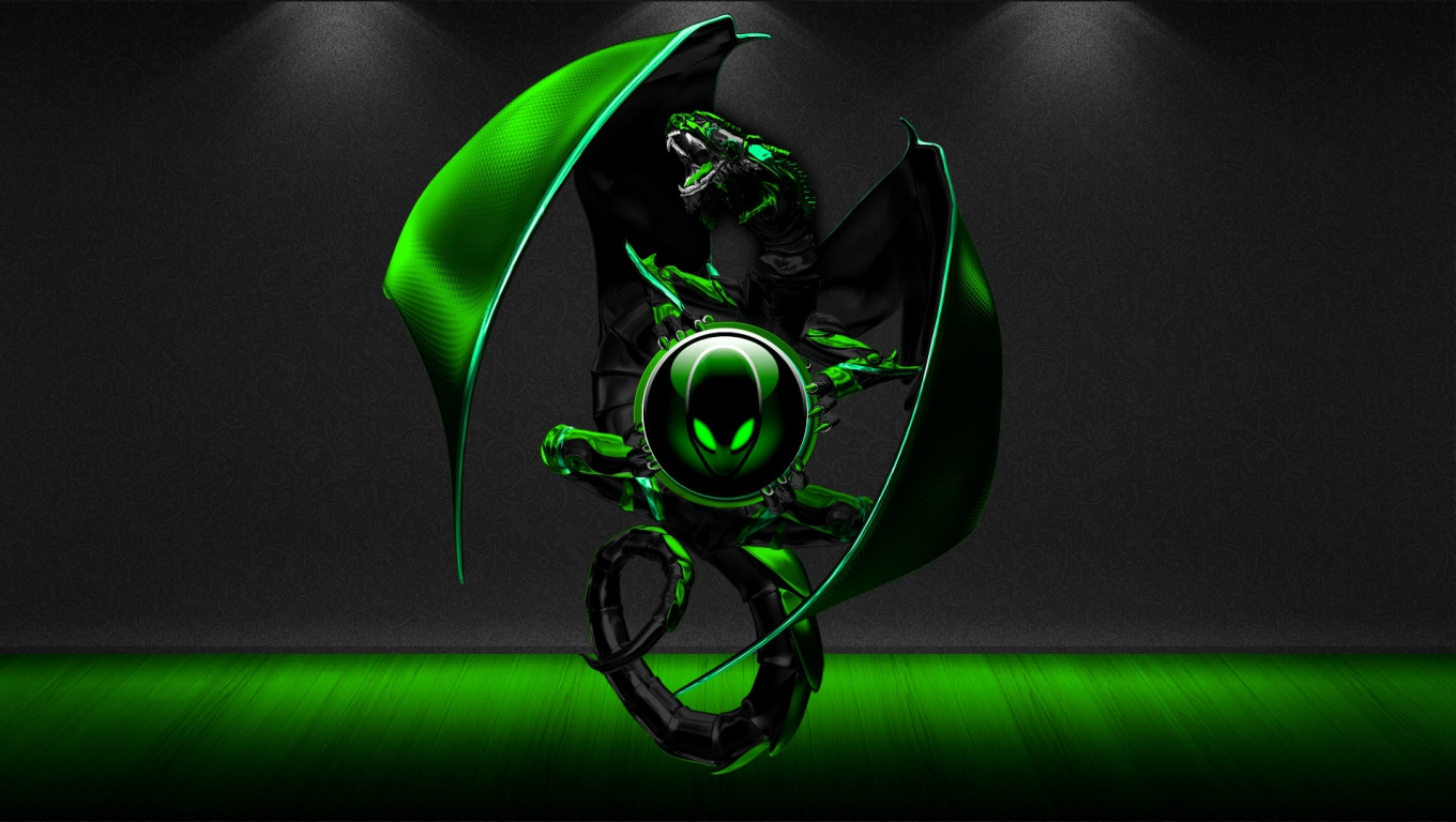 Alienware Green Wallpaper - WallpaperSafari