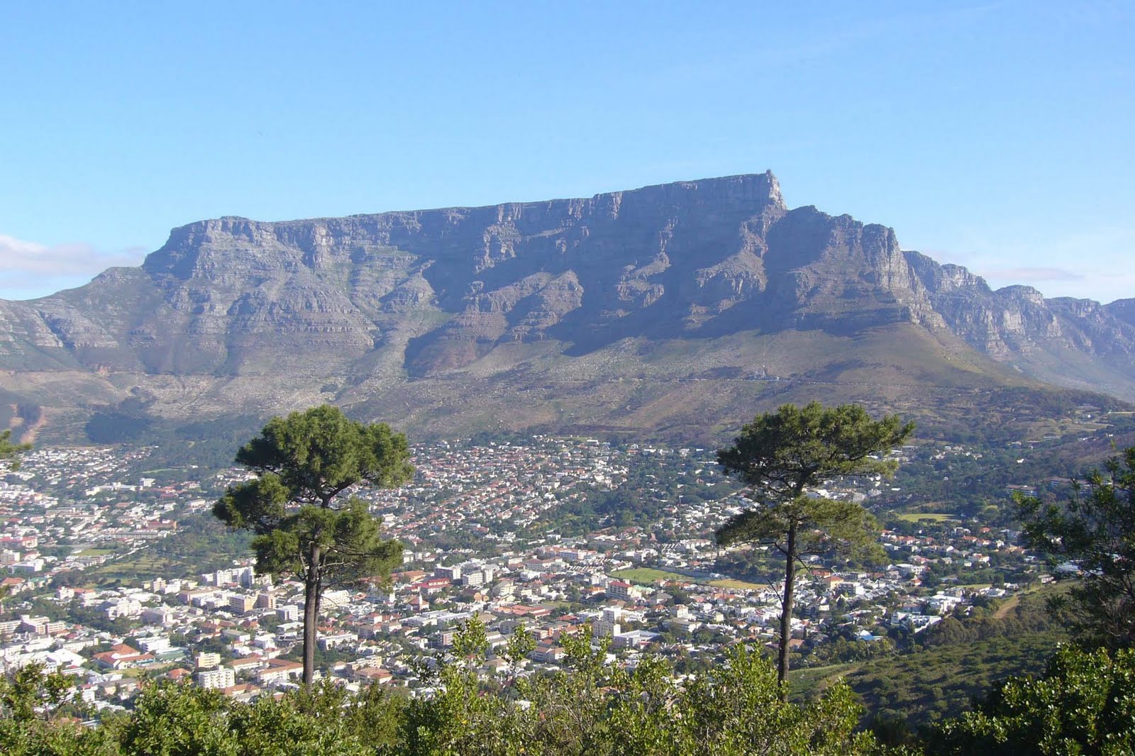 Table Mountain South Africa Desktop Wallpaper