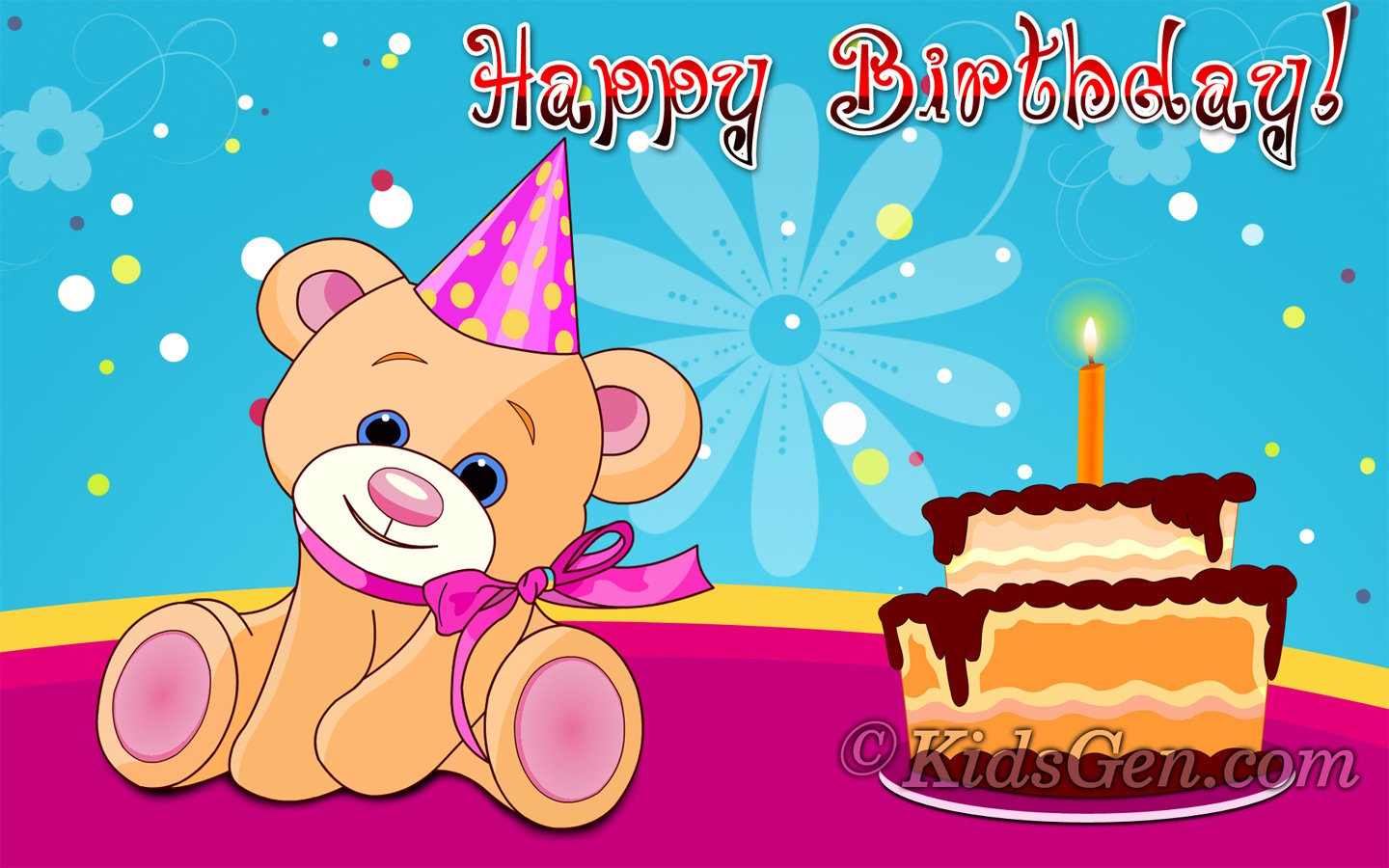 Birthday Wallpapers for kids 1440x900