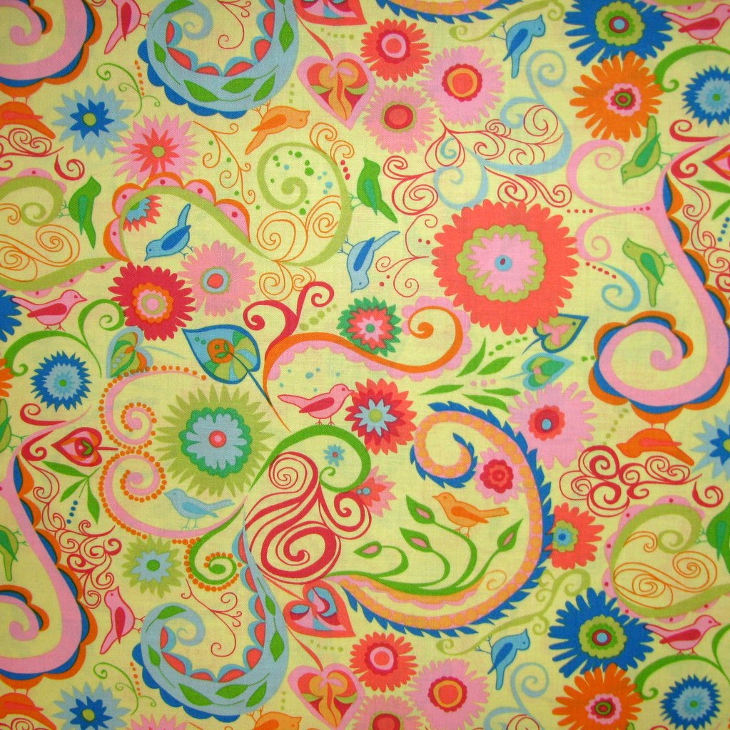 Colorful Paisley Designs Background And The Color