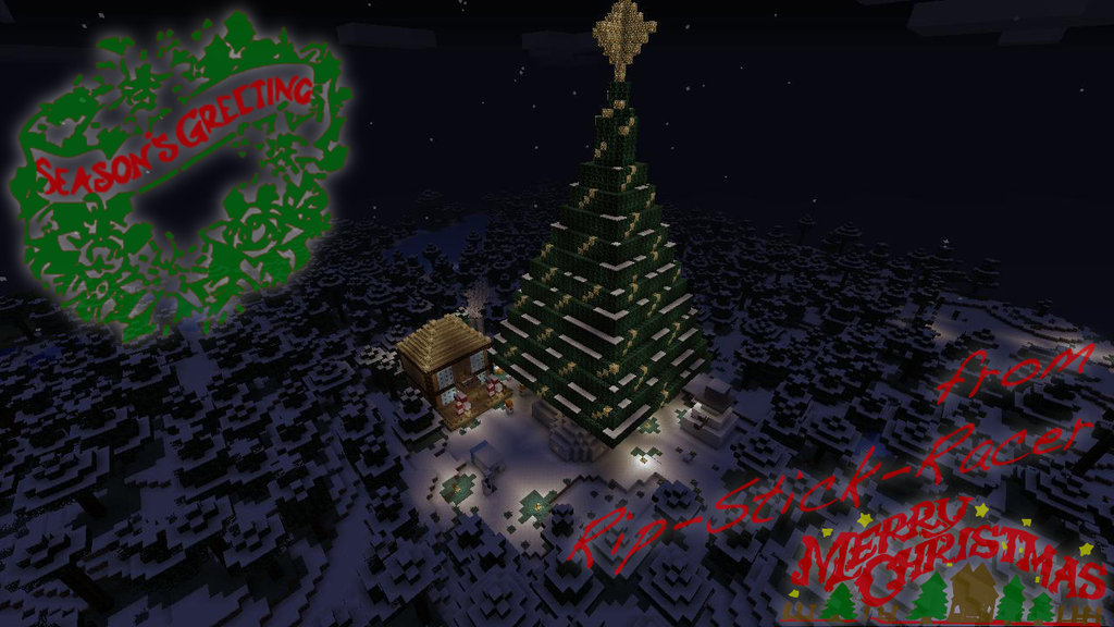 Merry Minecraft Christmas By Rip Stick Racer