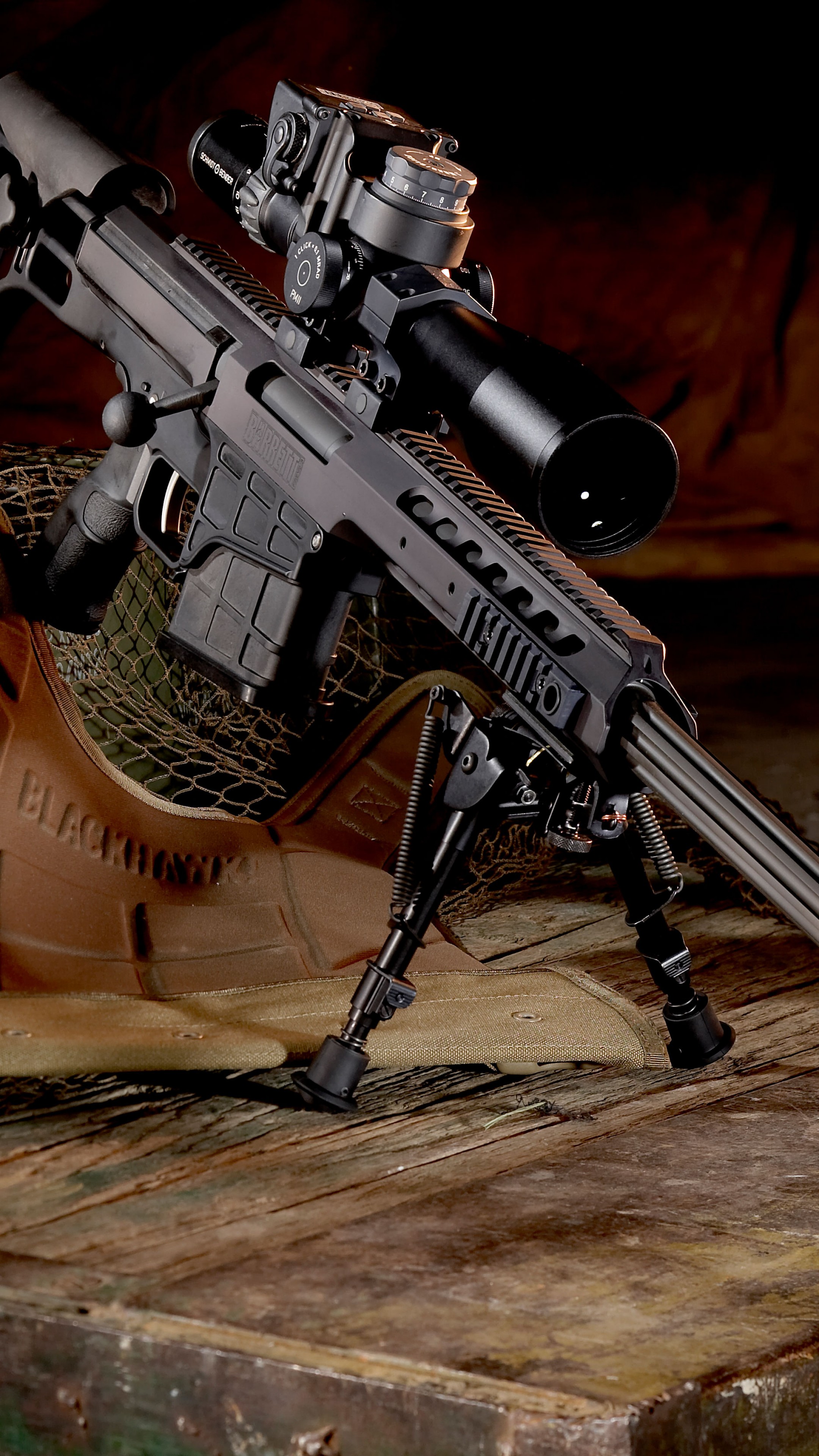 Wallpaper Barrett M98b Model 98b Bravo Sniper Rifle Weapon
