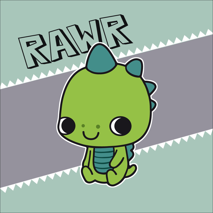 Dinosaur RAWR by Cute Creations on