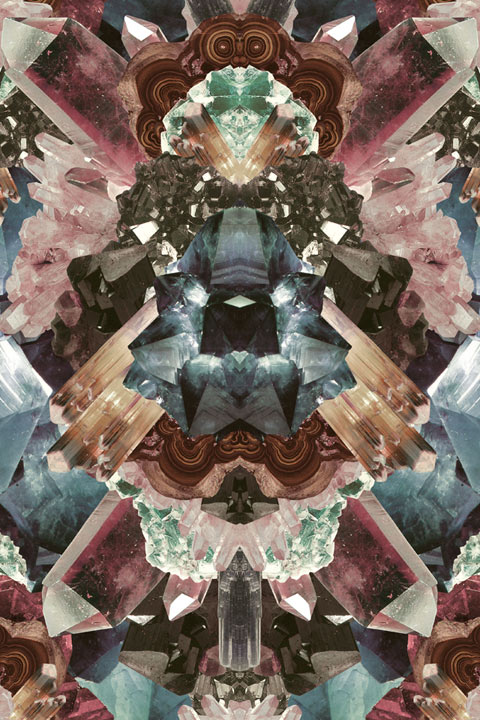 Crystal Collage Desktop Wallpaper iPhone Background Screensaver