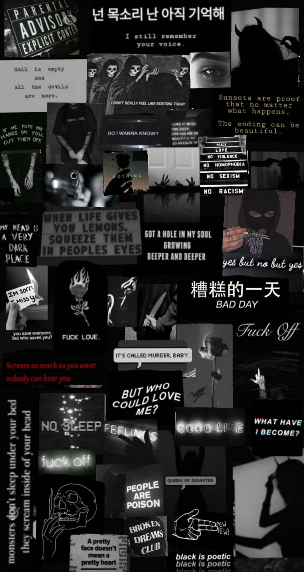 Dark Girly Wallpaper