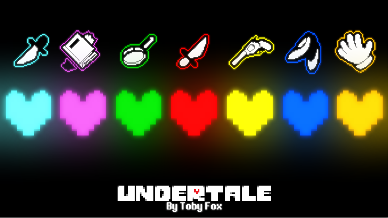 Made An Undertale Wallpaper Of The Souls