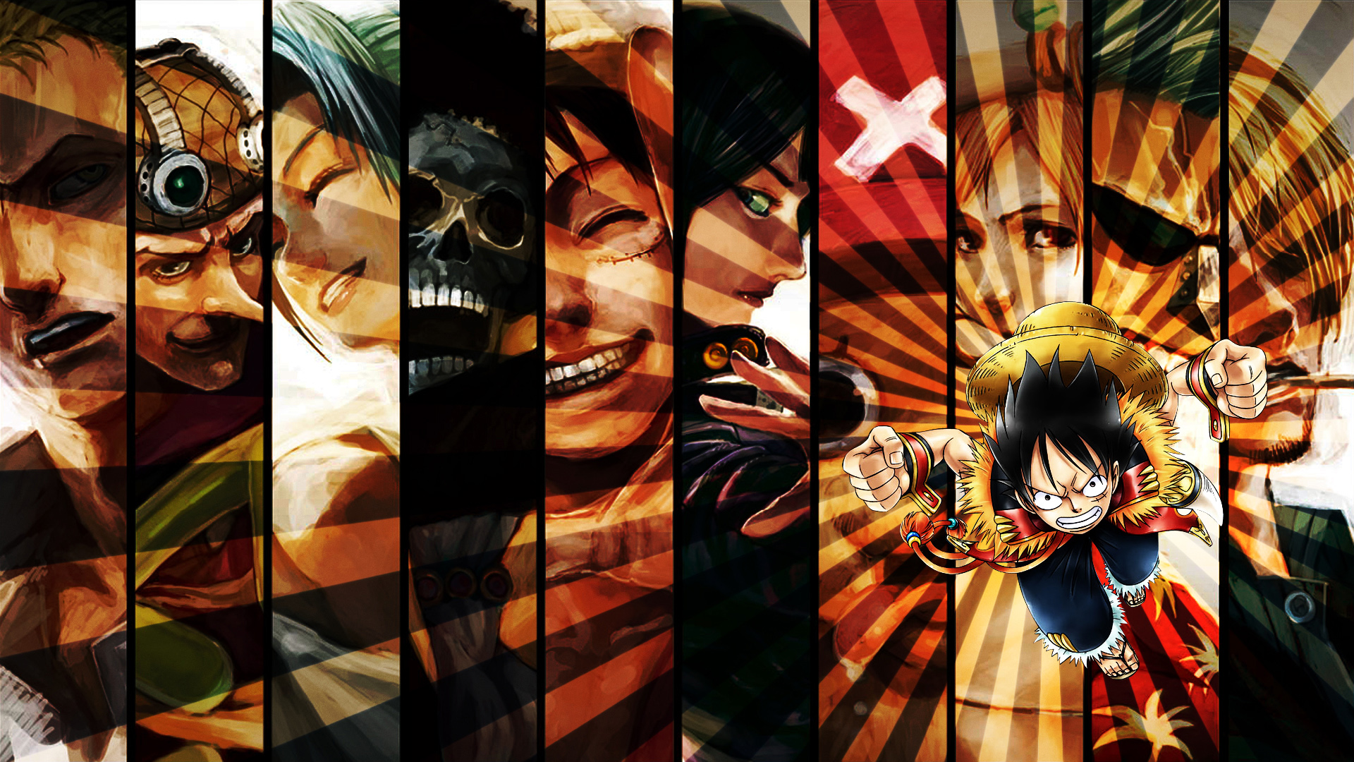 One Piece Art Anime HD Wallpaper Background For