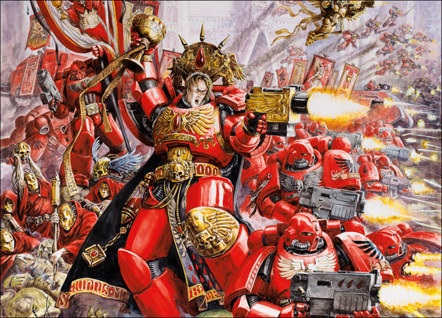 Warhammer 40K Blood Angels Wallpaper WallpaperSafari