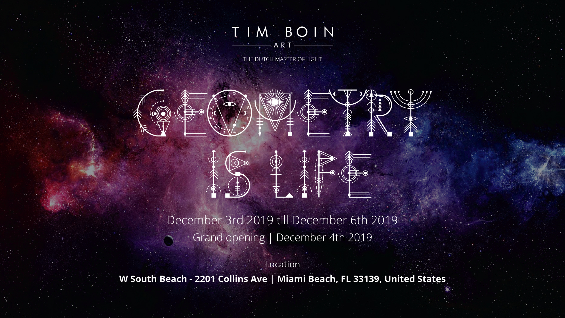 Geometry Is Life Miami Artweek Tim Boin Art