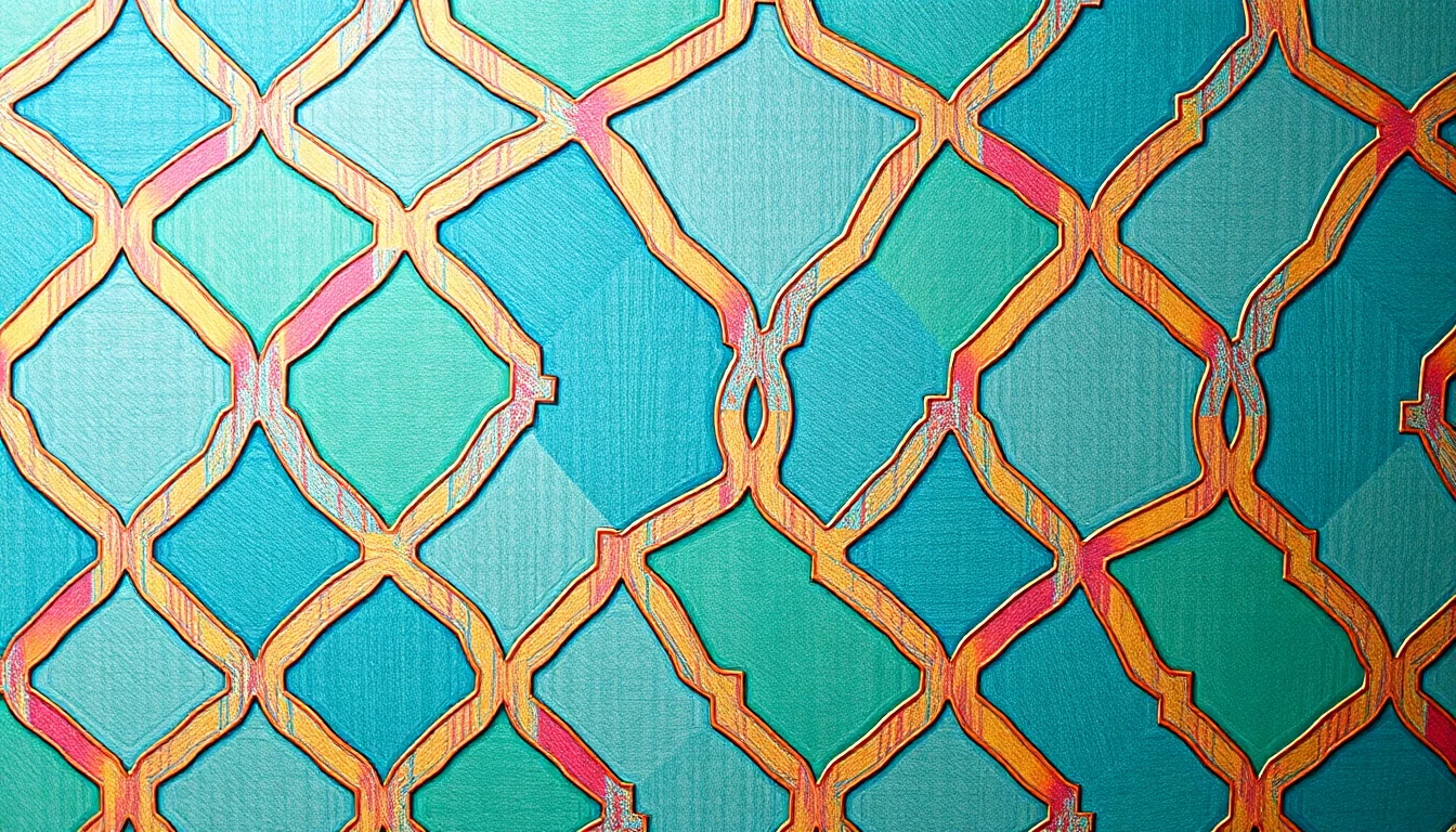 Modern Lattice Wallpaper