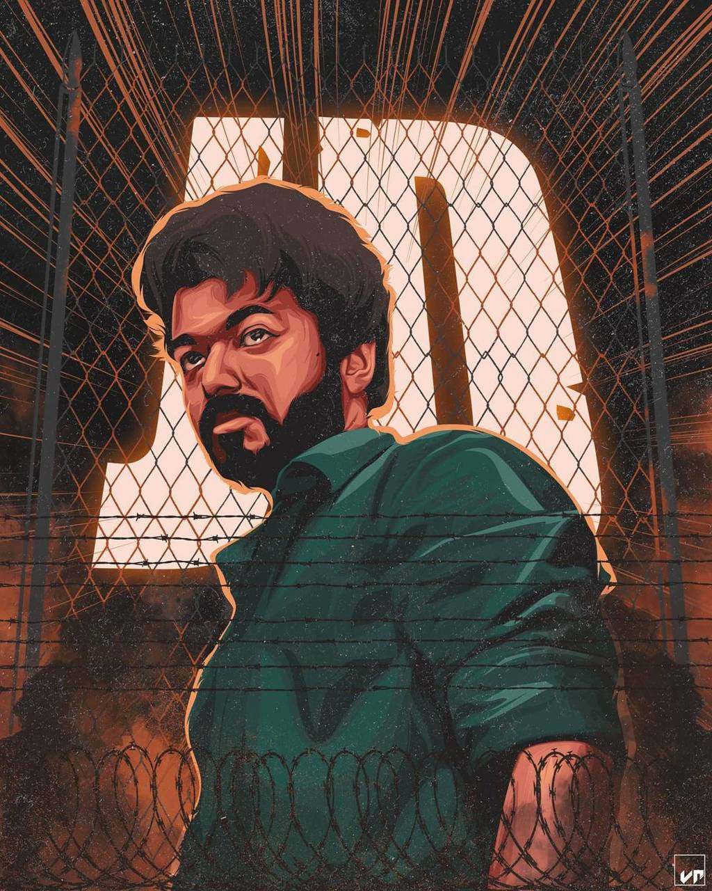 Master Vijay 4k Wallpaper