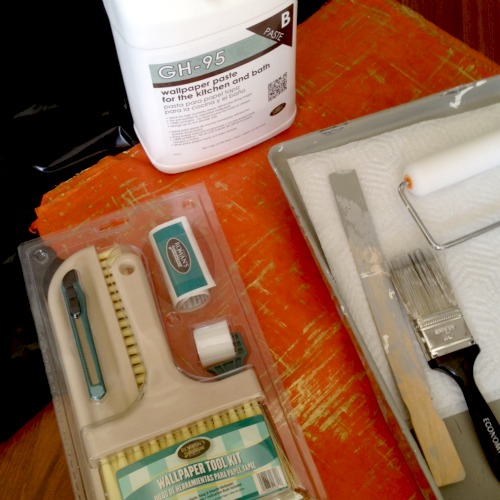 🔥 Free download Wallpaper tool kit Paint tray and paint brush Wallpaper