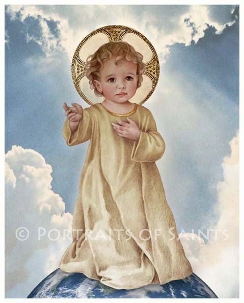 Savior Of The World Infant Jesus Christ Child Catholic