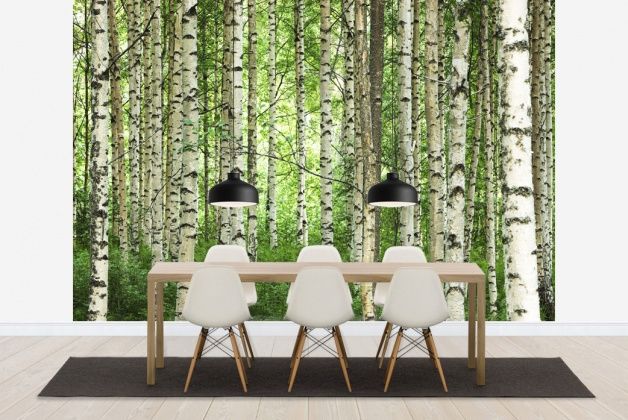Photo Wallpaper Photowall Dining Rooms Forests Foto Tapete