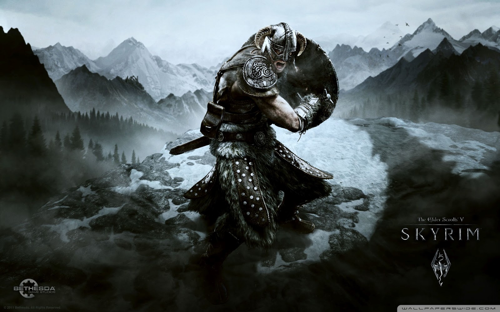 Freaking Spot Elder Scrolls V Skyrim Full HD 1080p Wallpaper