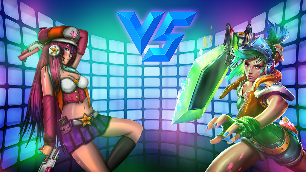 Arcade Riven Vs Miss Fortune Background By Twinjoker On