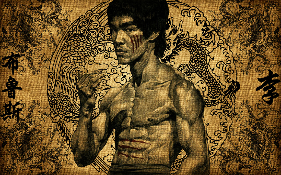 Collectie Bruce Lee Wallpaper Full Color