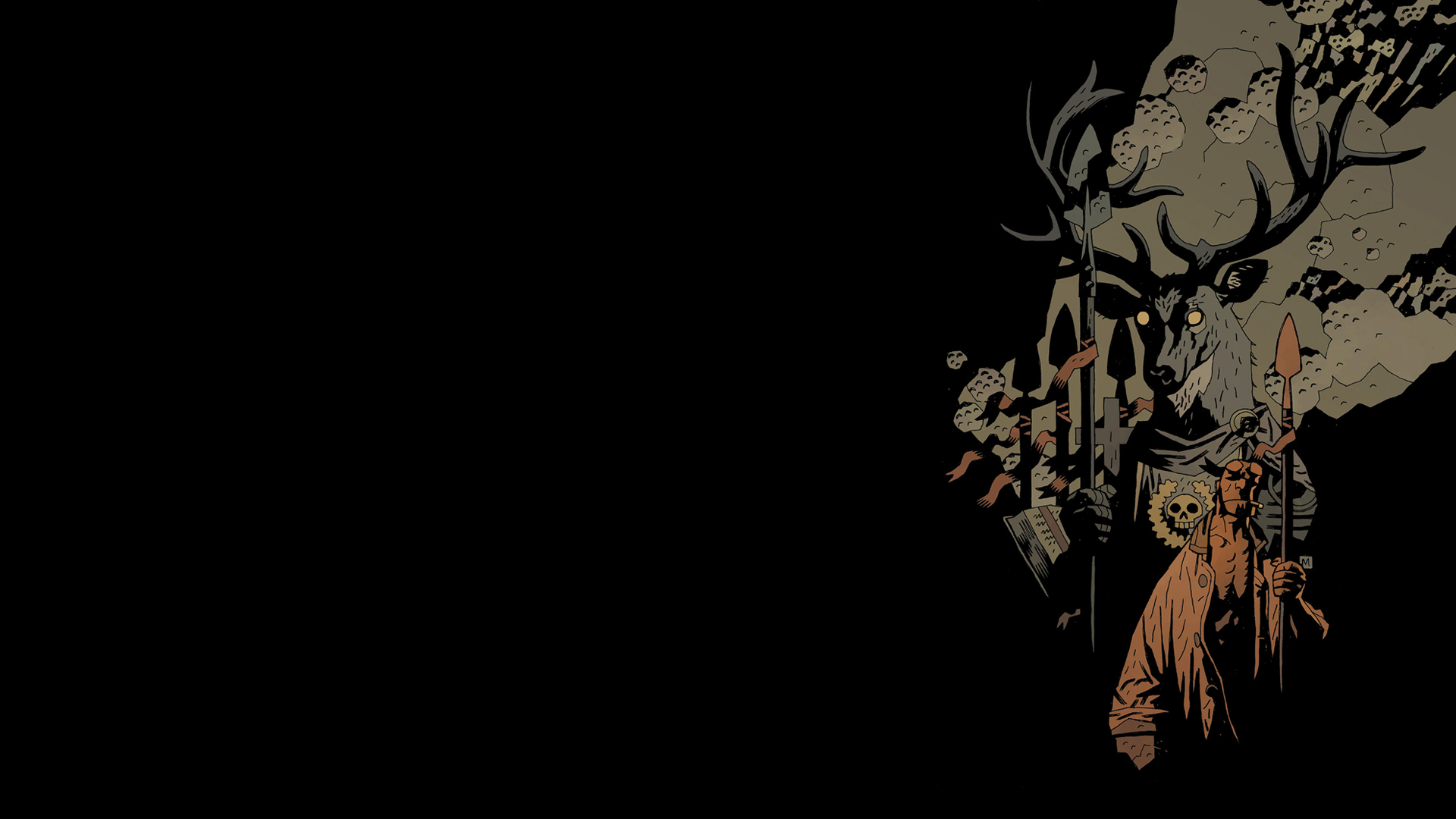 Hellboy The Wild Hunt HD Wallpaper Background