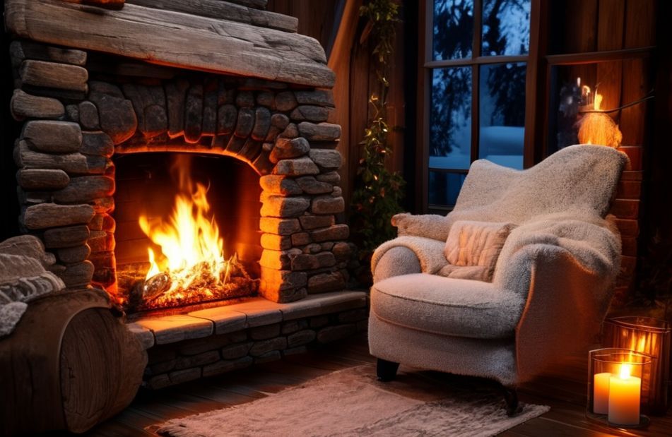 Live Fireplace Wallpaper