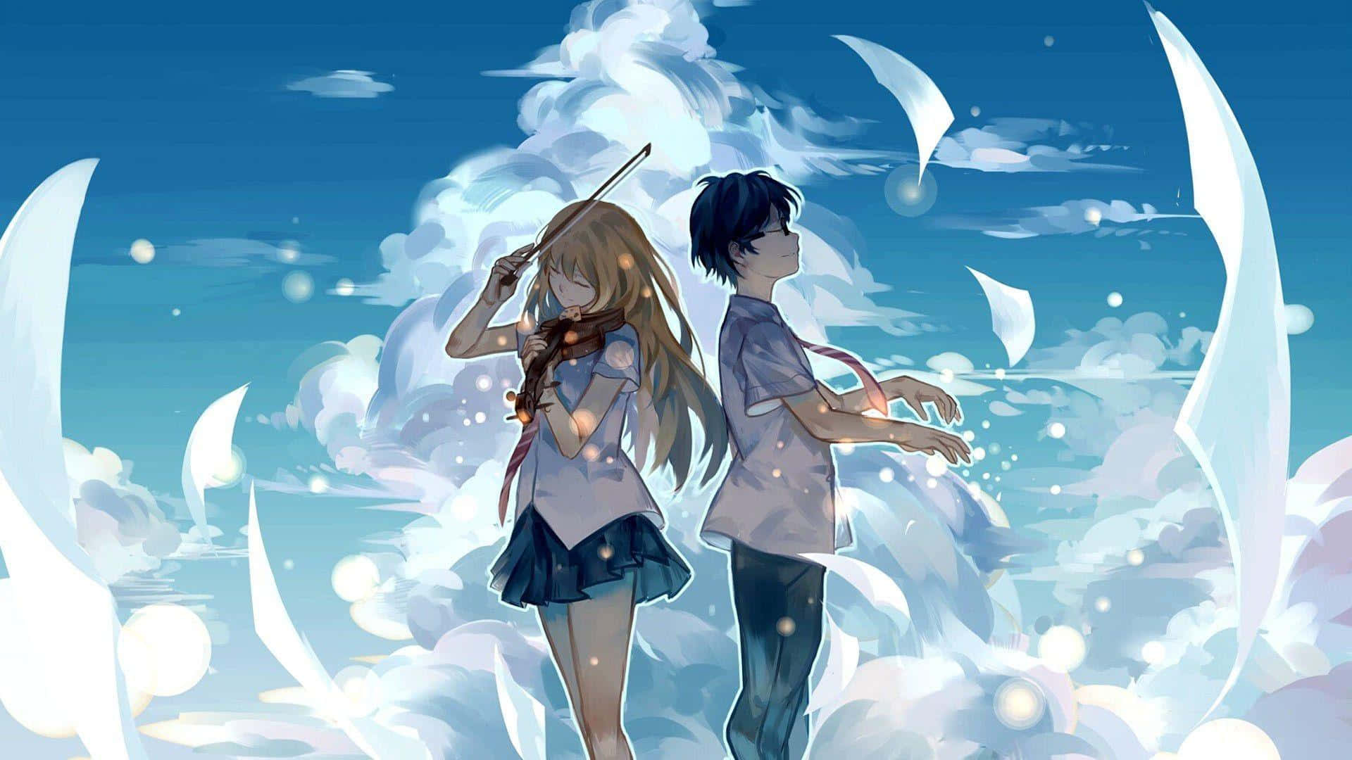 Aesthetic Couple Anime Wallpaper
