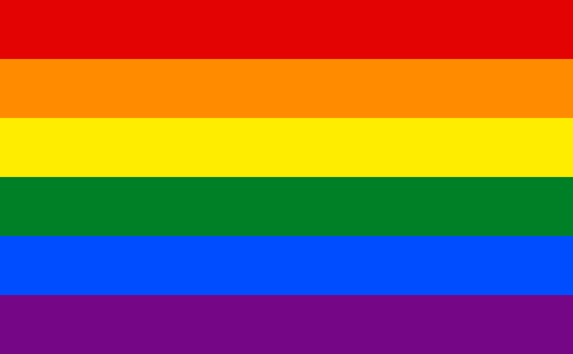 color of the gay pride flag