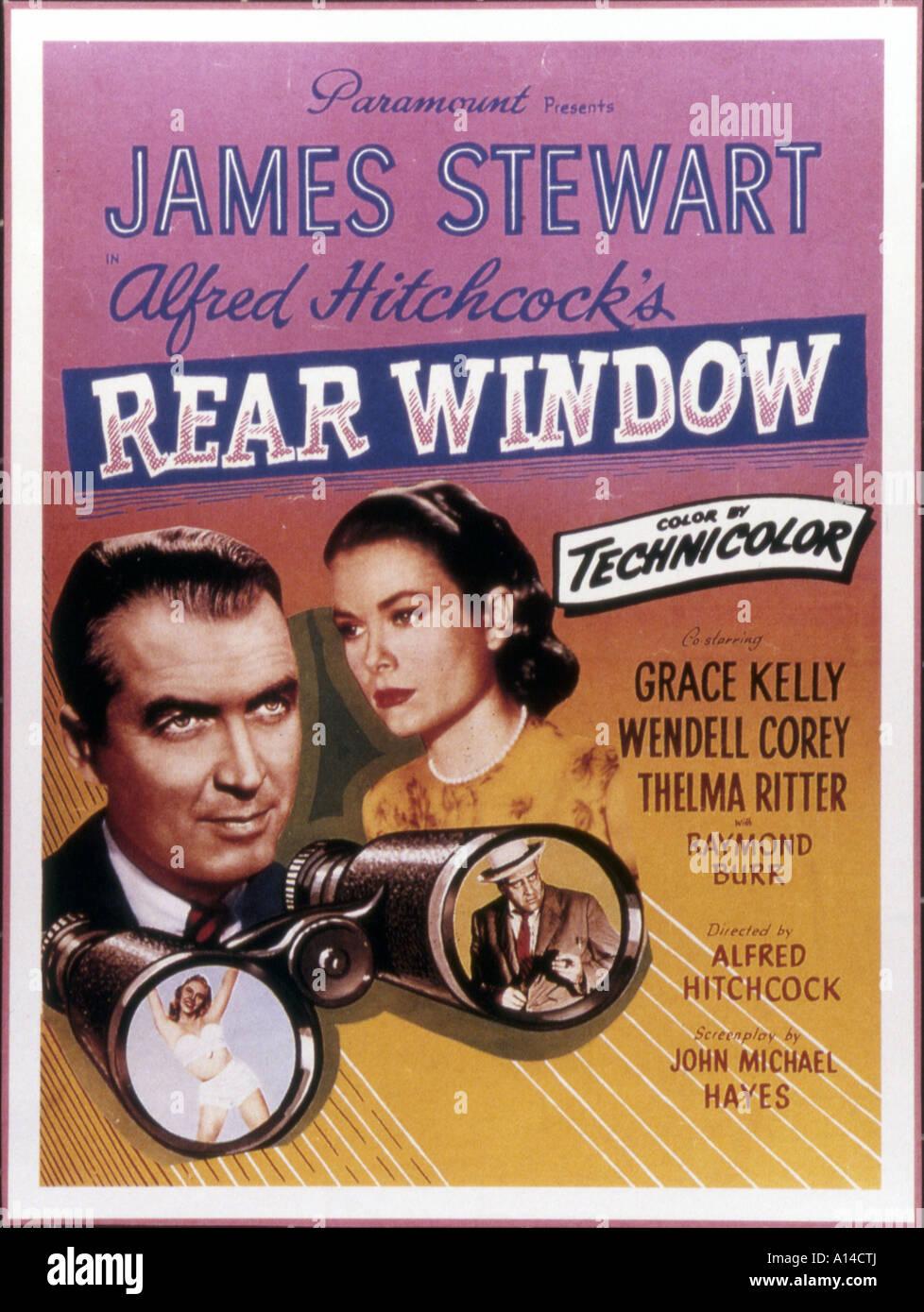 Rear Window Hitchcock Poster Hi Res Stock Photography And Image