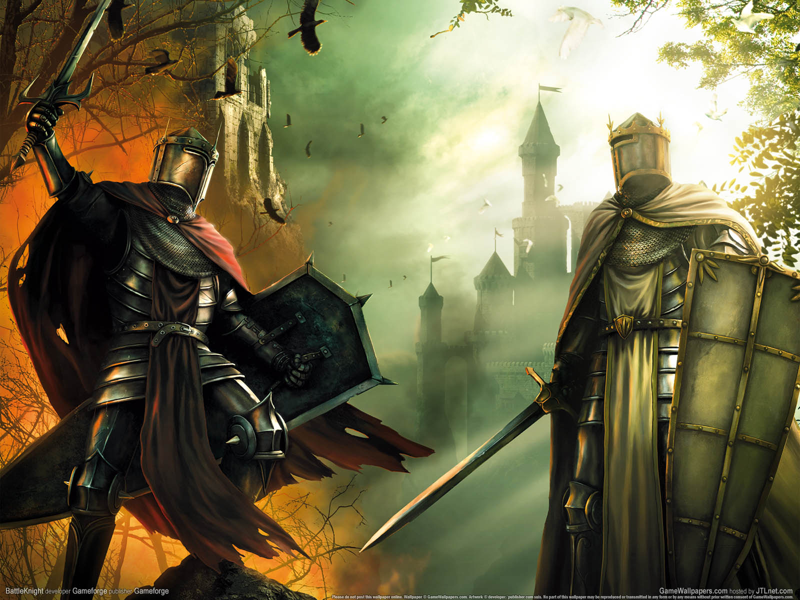 Battle Knight Desktop Pc And Mac Wallpaper