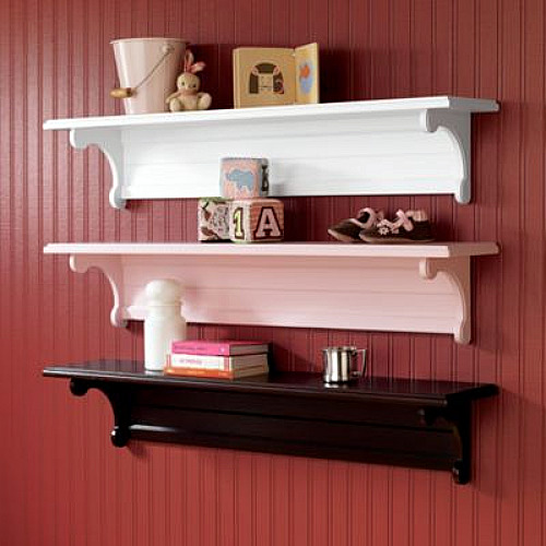 Love The Bold Red Faux Beadboard