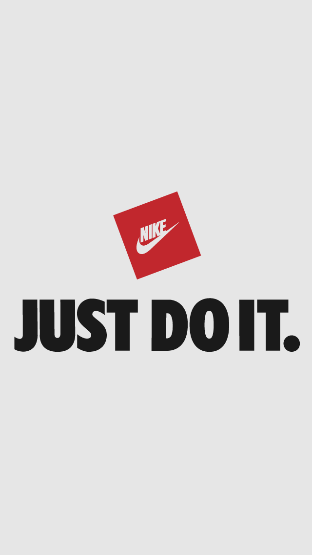 Nike Just Do It White   iPhone 5 Wallpaper   Pocket Walls HD iPhone