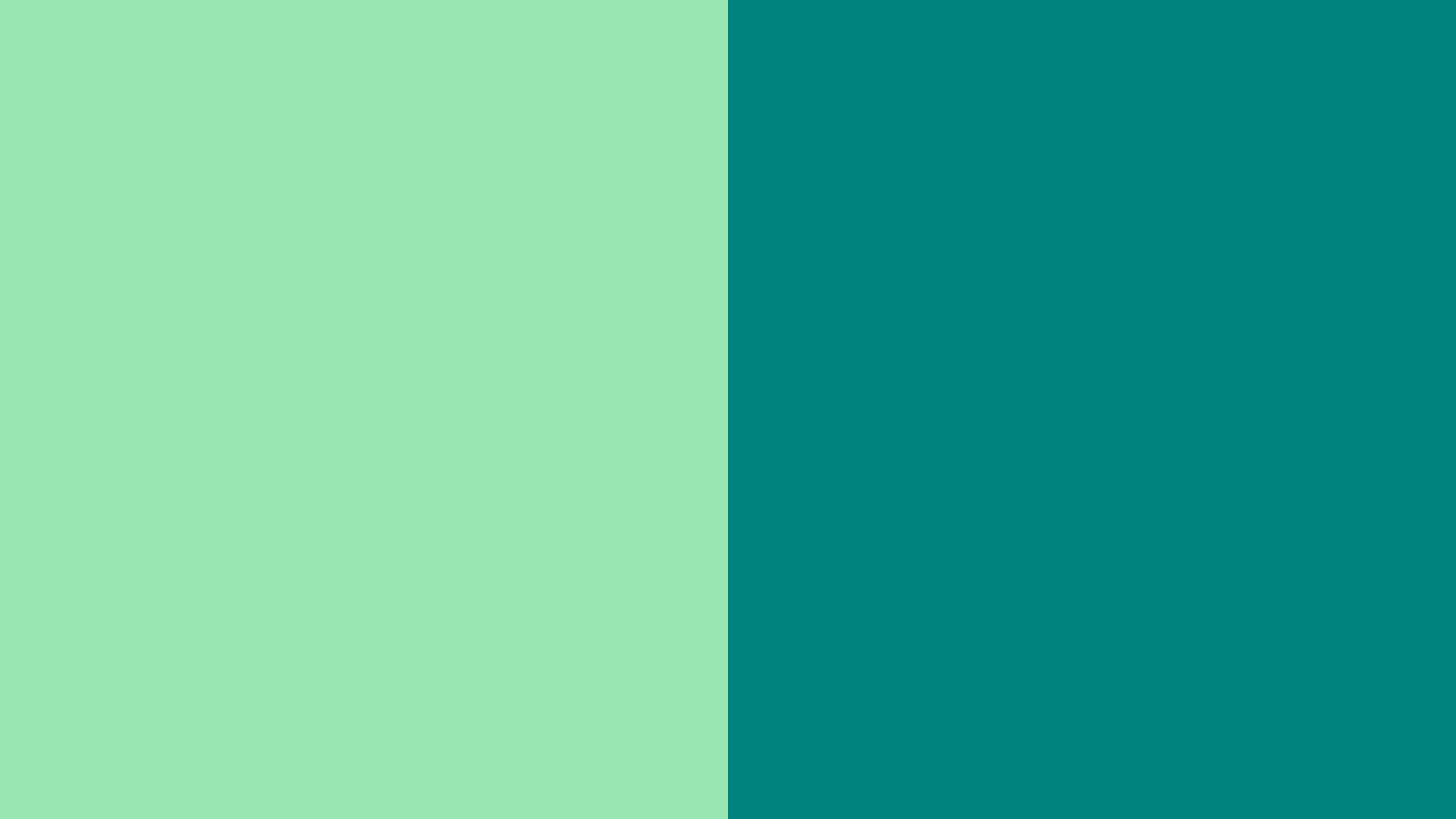 Resolution Teal Deer And Green Solid Two Color