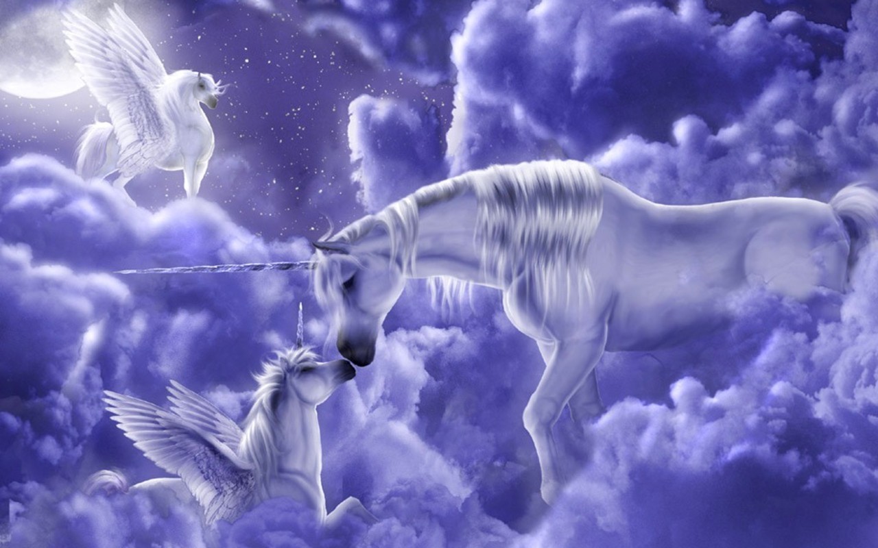 Magical Unicorn Background Free