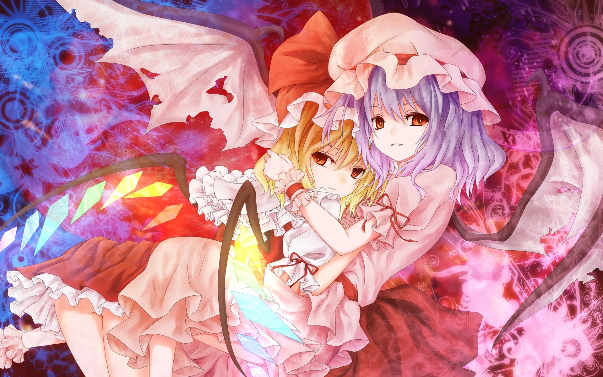 Anime Touhou Flandre Scarlet Remilia Wallpaper