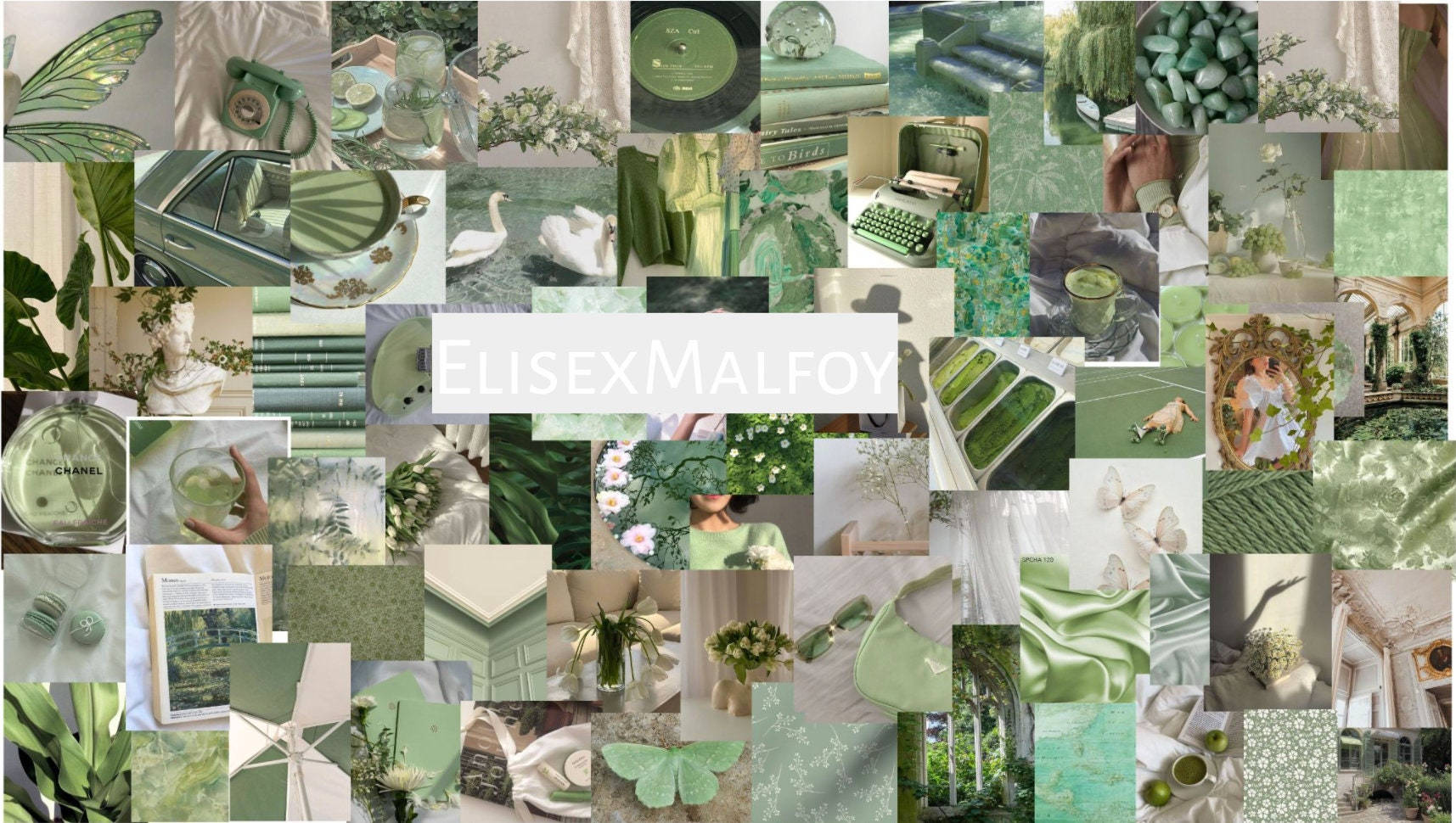 Pastel Green Aesthetic Laptop Wallpaper
