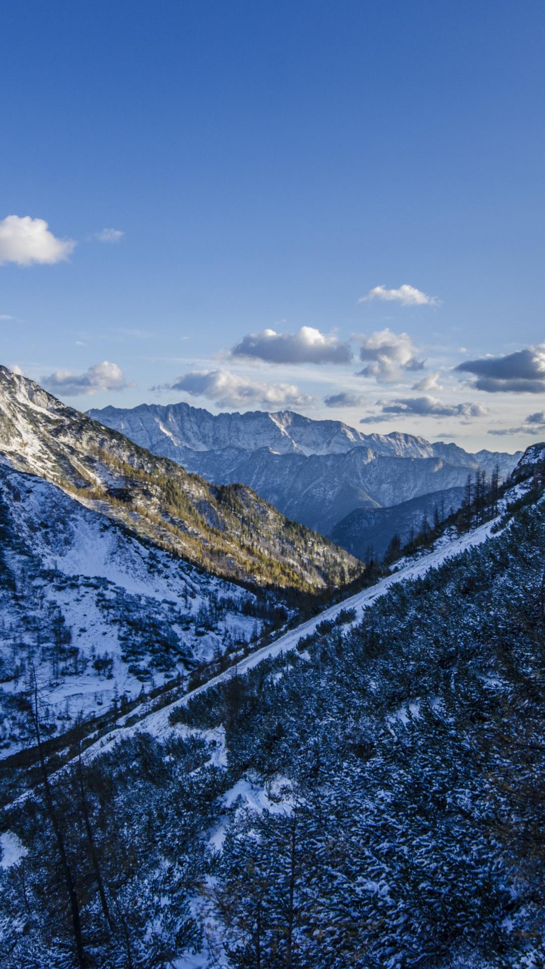 Blue Mountains In Winter iPhone Wallpaper Idrop News