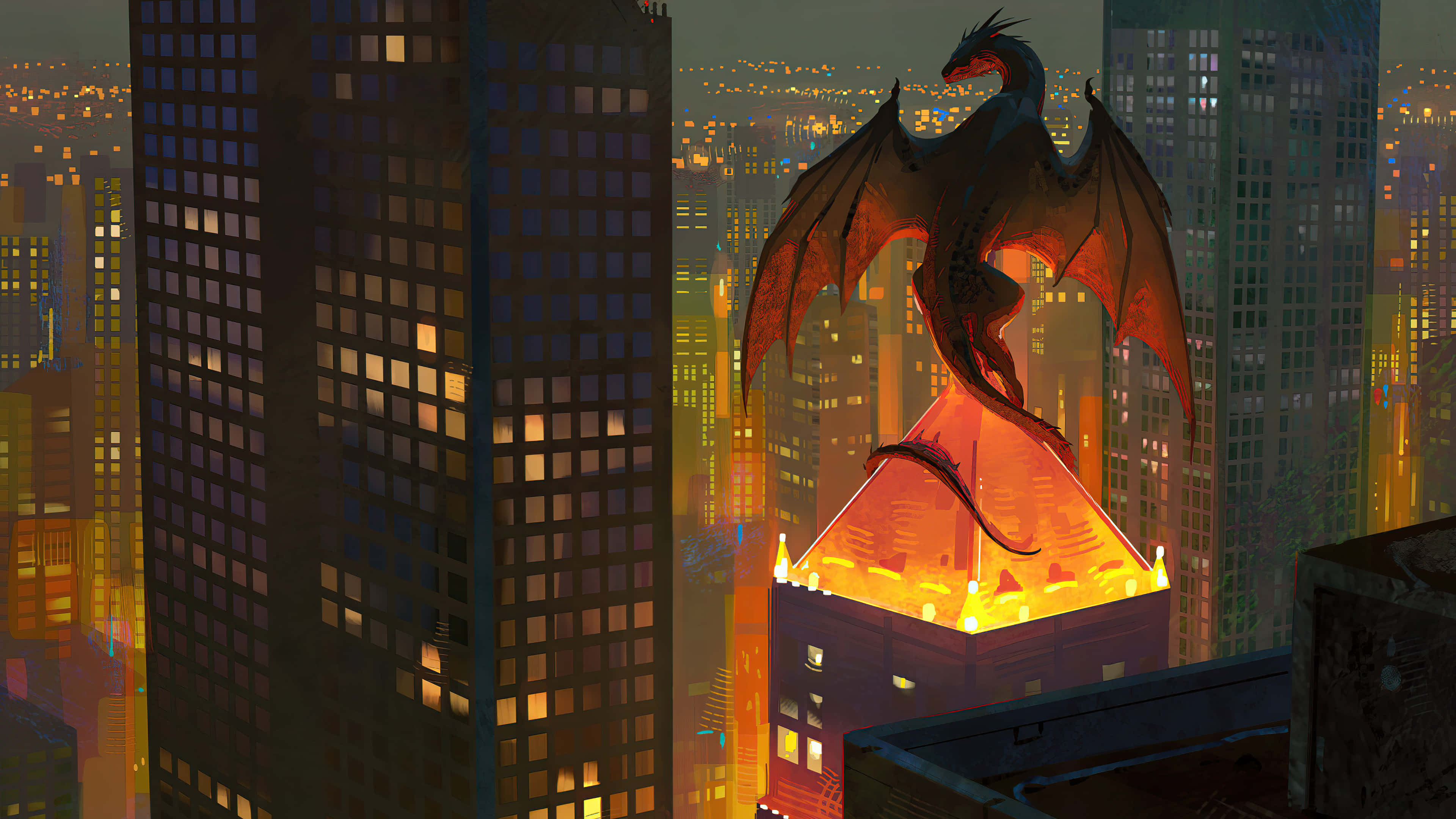 Mythical Dragon Wallpaper